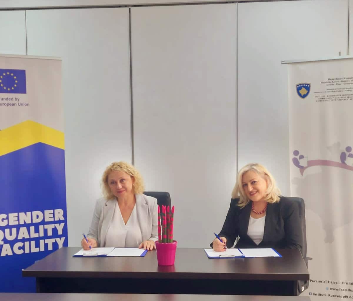 Memorandum  mes IKAP dhe UN Women për Promovimin e Barazisë Gjinore në Administratën Publike